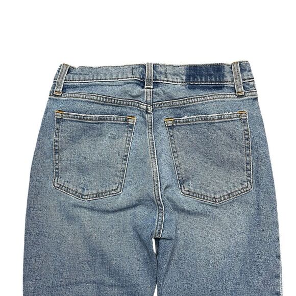 ABERCROMBIE & FITCH The Skinny High Rise Distressed Jeans Size 28 / 6 - Picture 4 of 6